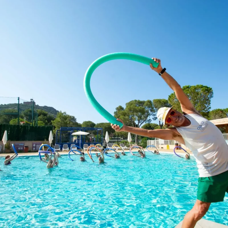Camping avec animations aquatiques proche de Saint-Raphaël dans le Var.